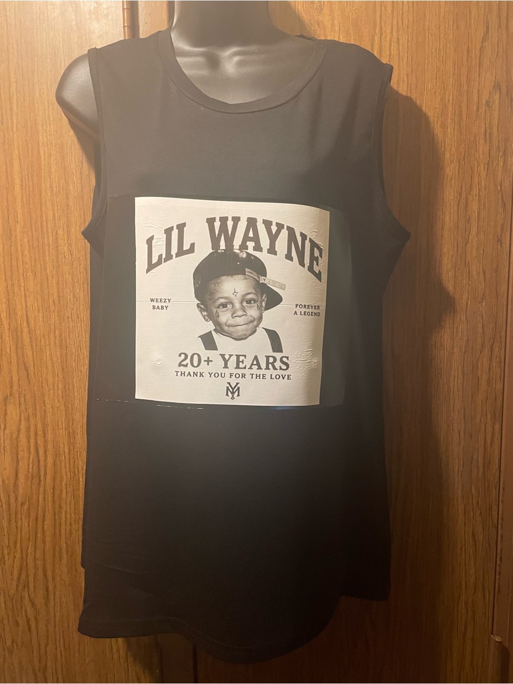 Women’s Lil Wayne Customized Graphic Tee Size Large